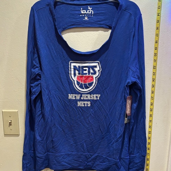 Touch by Alyssa Milano Women's Royal Blue New Jersey Nets Jersey - Picture 1 of 5